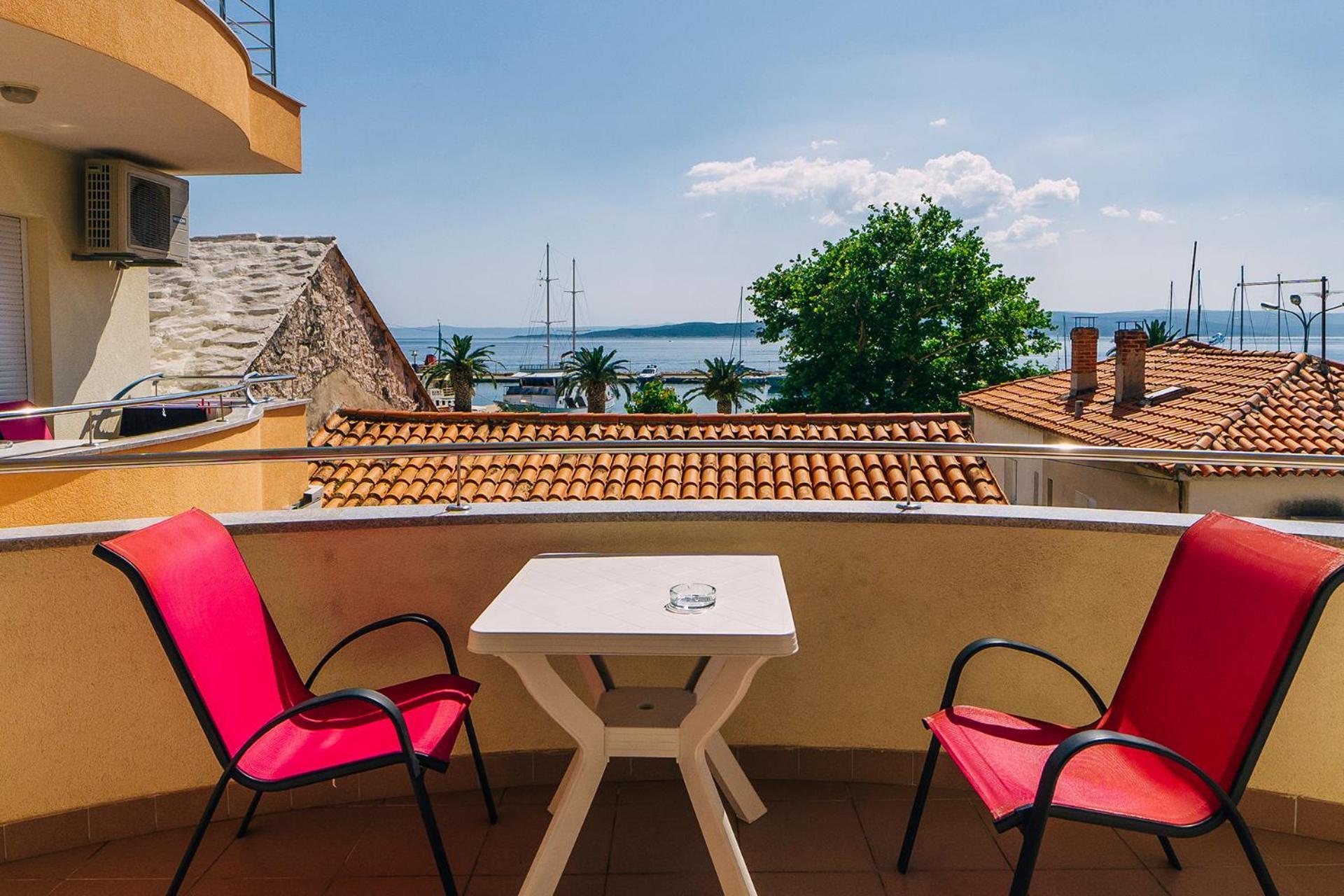 Luxur Centar With Sea View Terrace Lägenhet Baška Voda Exteriör bild